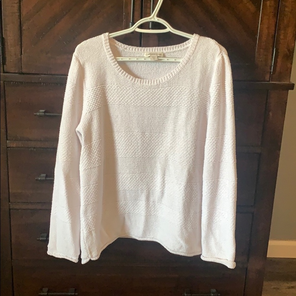 🤍Coldwater Creek white sweater🌟